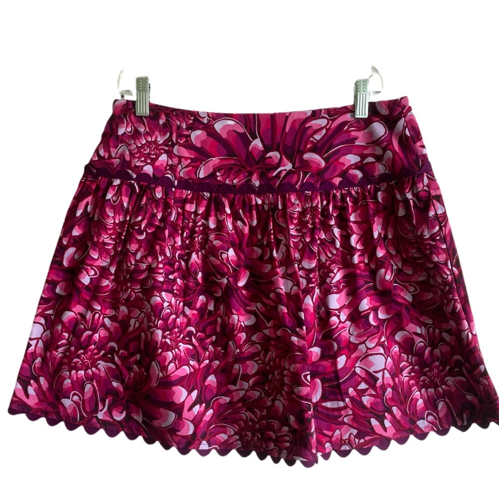 Kika Vargas Floral Print Faux Wrap Skirt - Picture 5 of 5